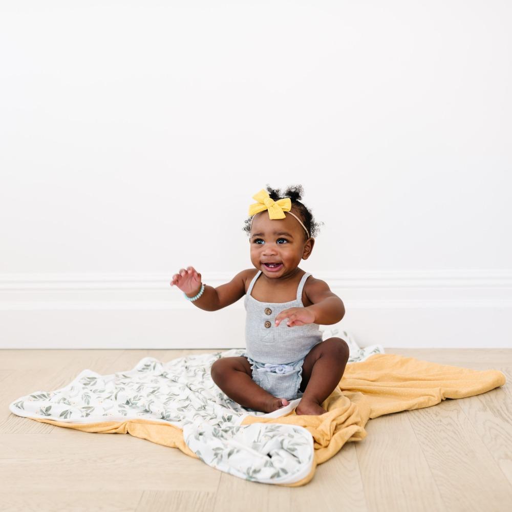 Three-Layer Quilt in Fern by Copper Pearl