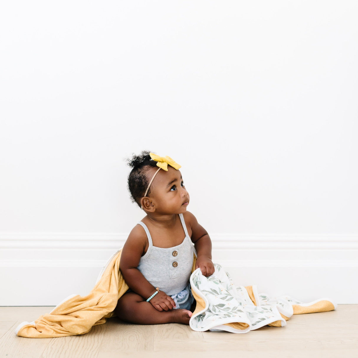 Three-Layer Quilt in Fern by Copper Pearl