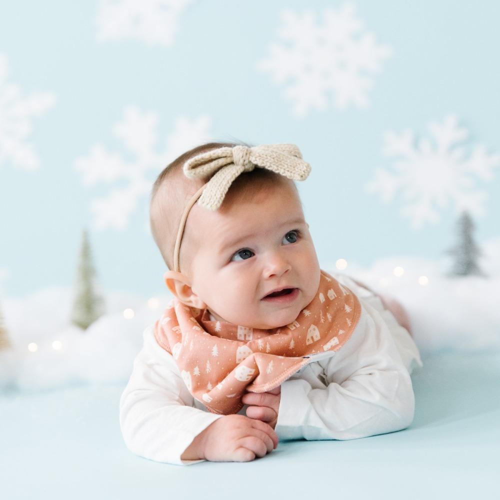 Baby Bandana Bibs in Jane by Copper Pearl