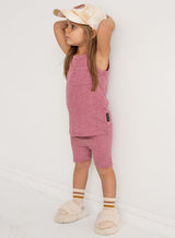 Ribbed Biker Short by Little Bipsy