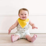 Baby Bandana Bibs in Stone by Copper Pearl