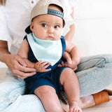 Baby Bandana Bibs in Stone by Copper Pearl