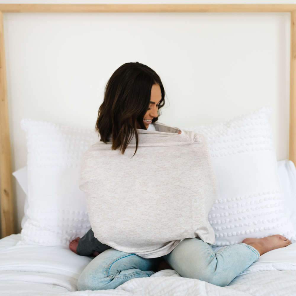 Multi-Use Cover in Oat by Copper Pearl