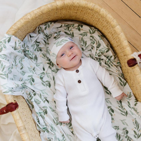 Top Knot Hat in Fern by Copper Pearl