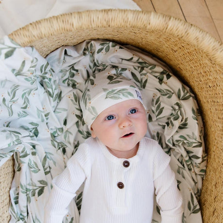 Top Knot Hat in Fern by Copper Pearl