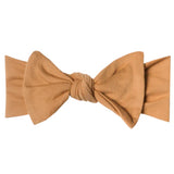 Knit Headband Bow in Dune by Copper Pearl
