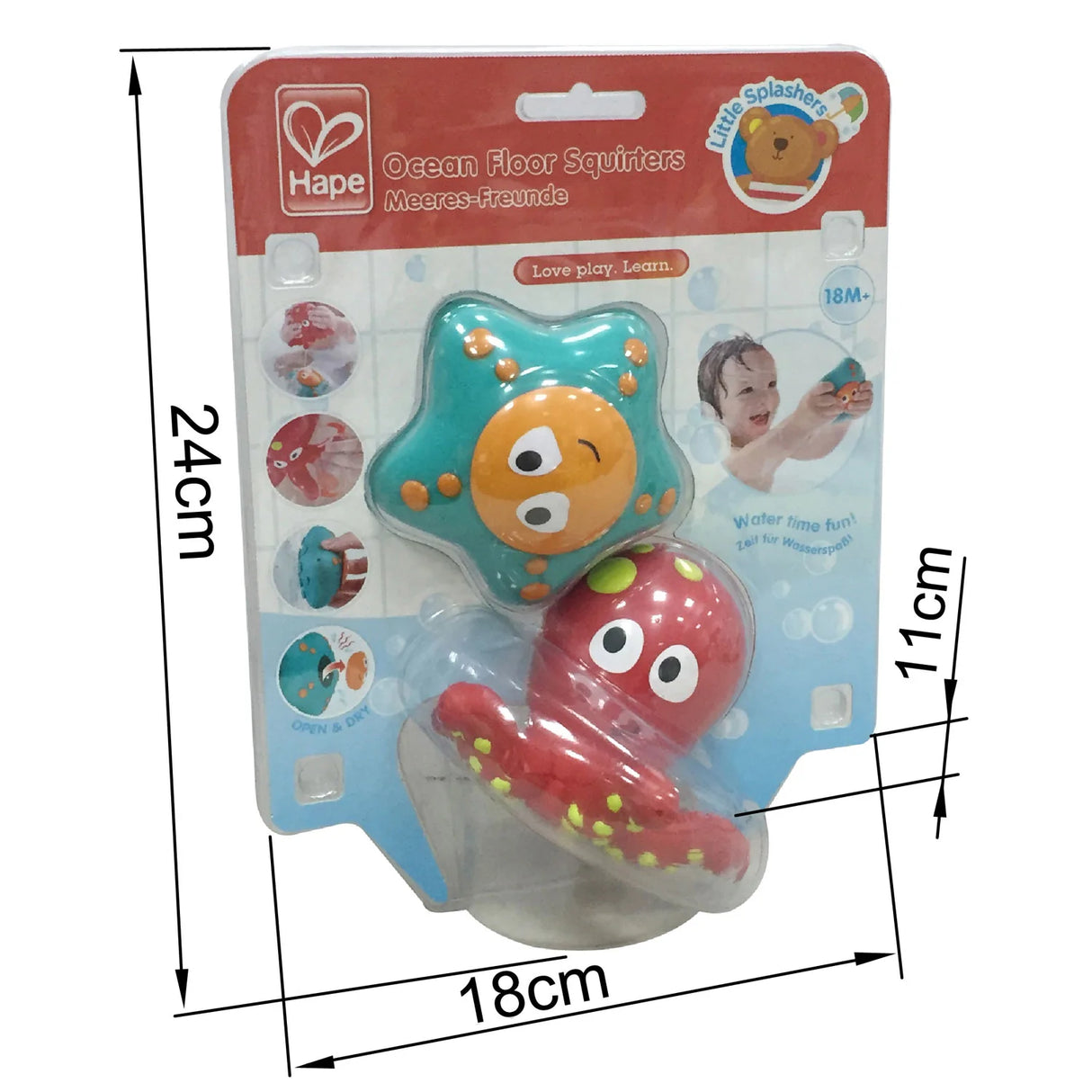 Ocean Floor Squirters by Hape