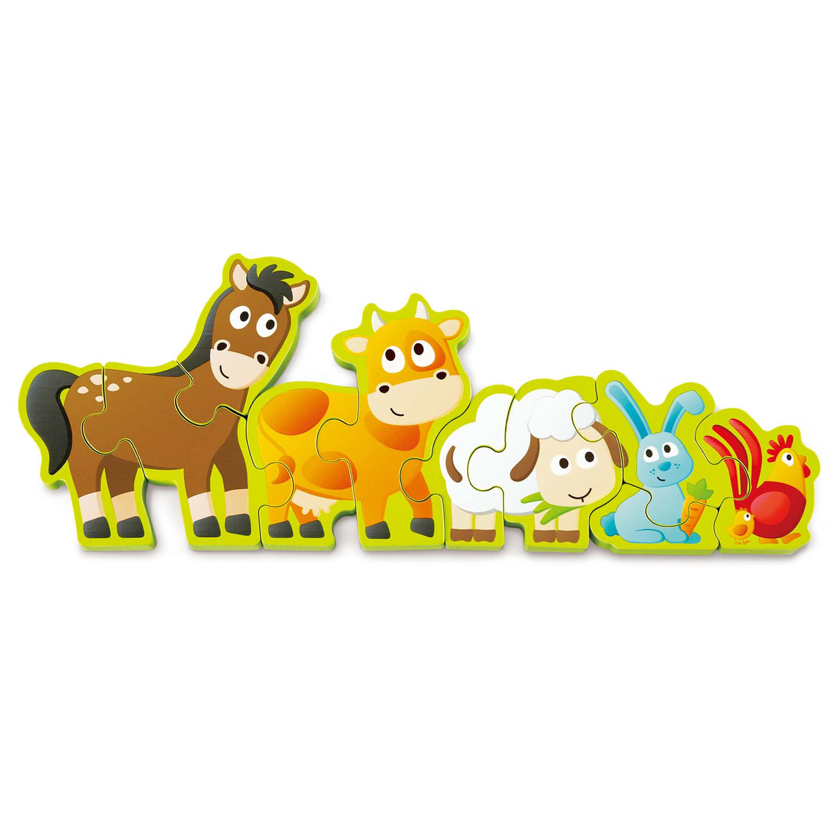 Numbers and Farm Animals Puzzle by Hape