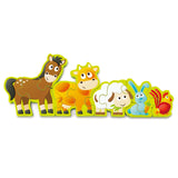 Numbers and Farm Animals Puzzle by Hape