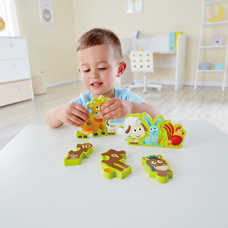 Numbers and Farm Animals Puzzle by Hape