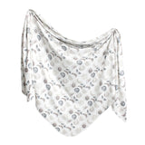 Knit Swaddle Blanket in Eclipse by Copper Pearl