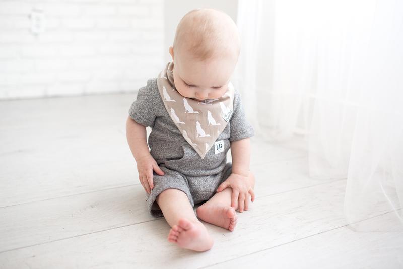 Baby Bandana Bibs in Phoenix Set by Copper Pearl