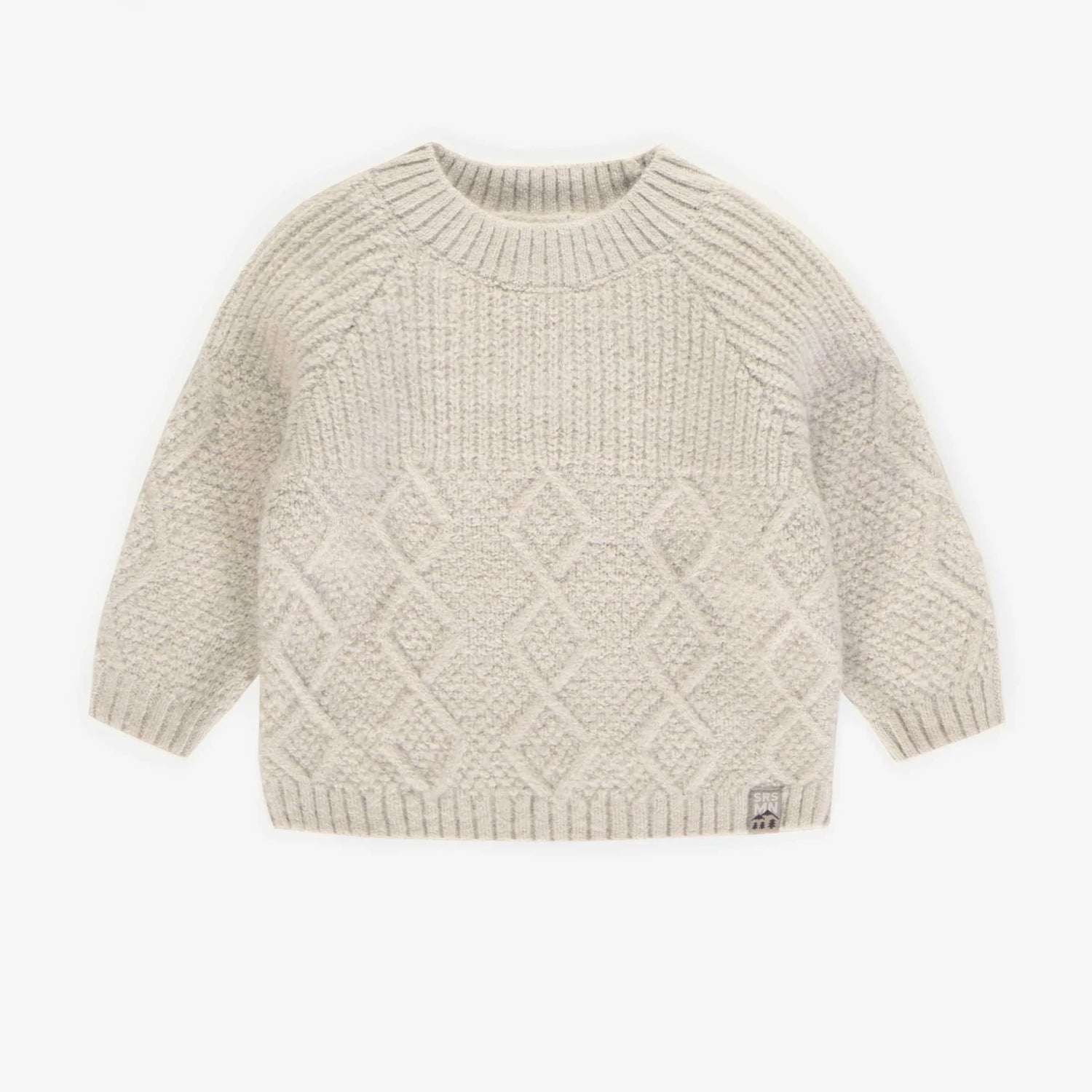Recycled Polyester Knit Crewneck by Sourismini
