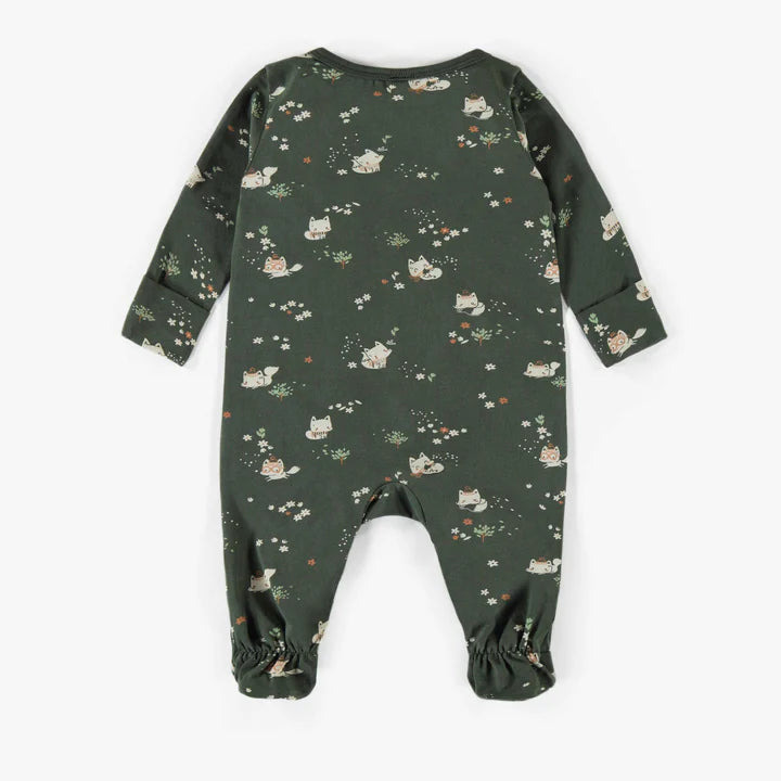 Green Patterned One-Piece by Sourismini