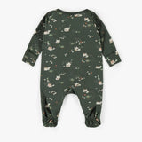 Green Patterned One-Piece by Sourismini