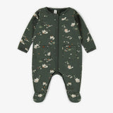 Green Patterned One-Piece by Sourismini