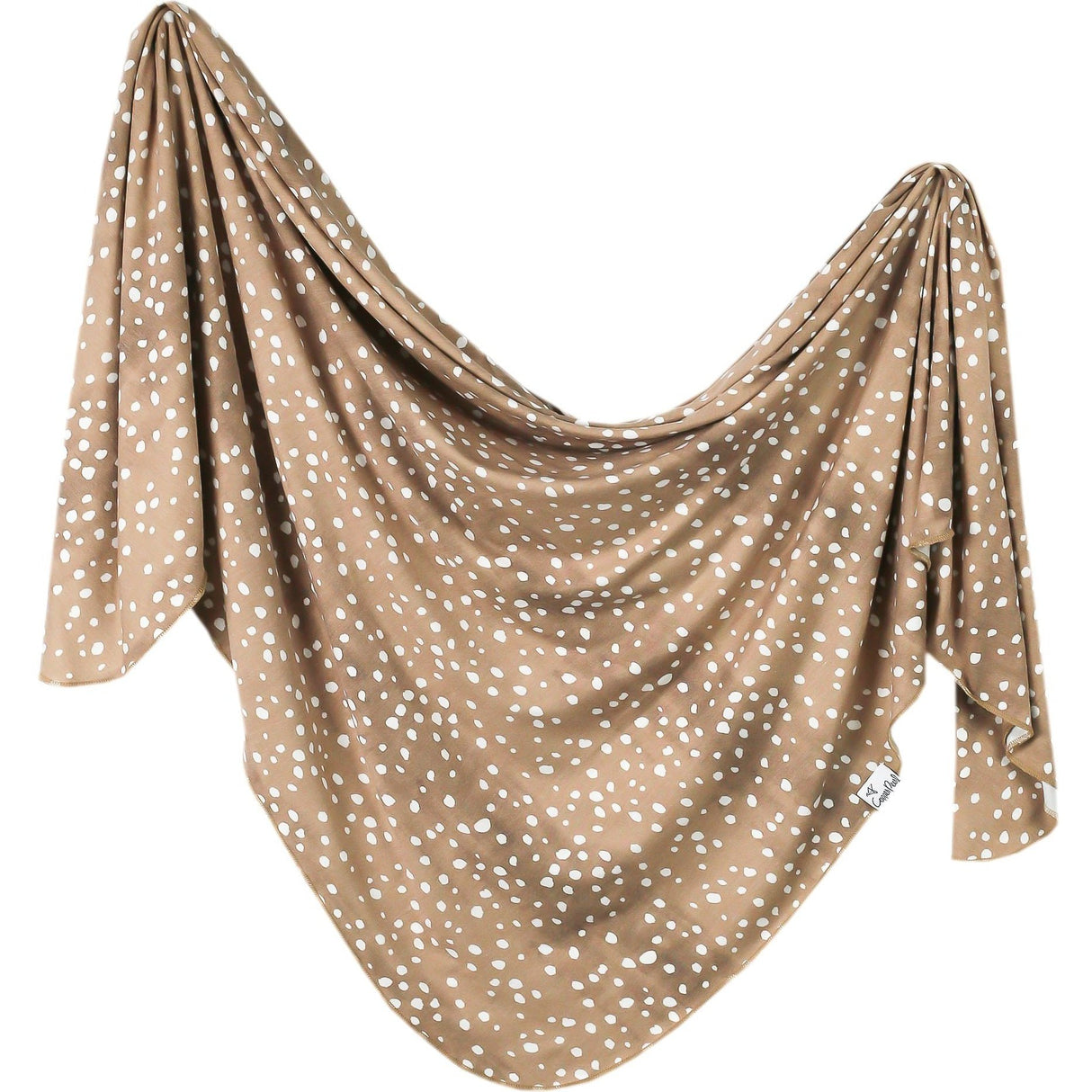Knit Swaddle Blanket in Fawn by Copper Pearl