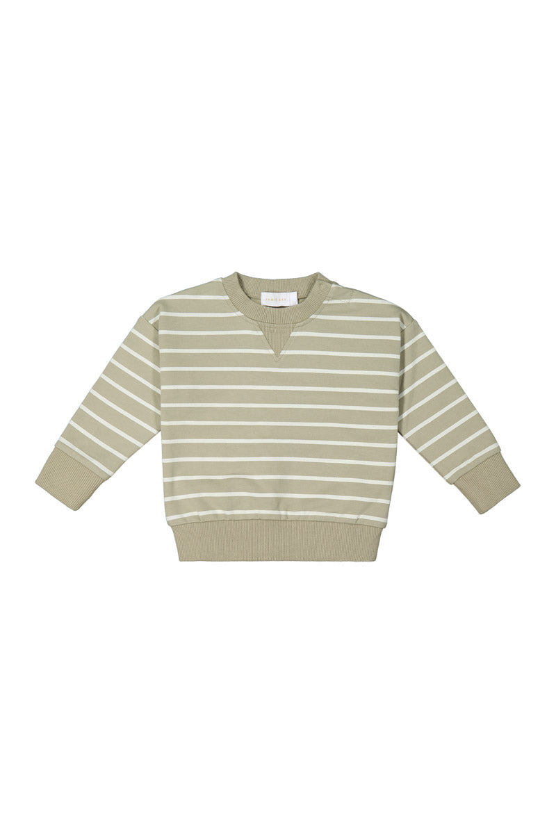 Organic Cotton Andy Pullover - Andy Stripe by Jamie Kay