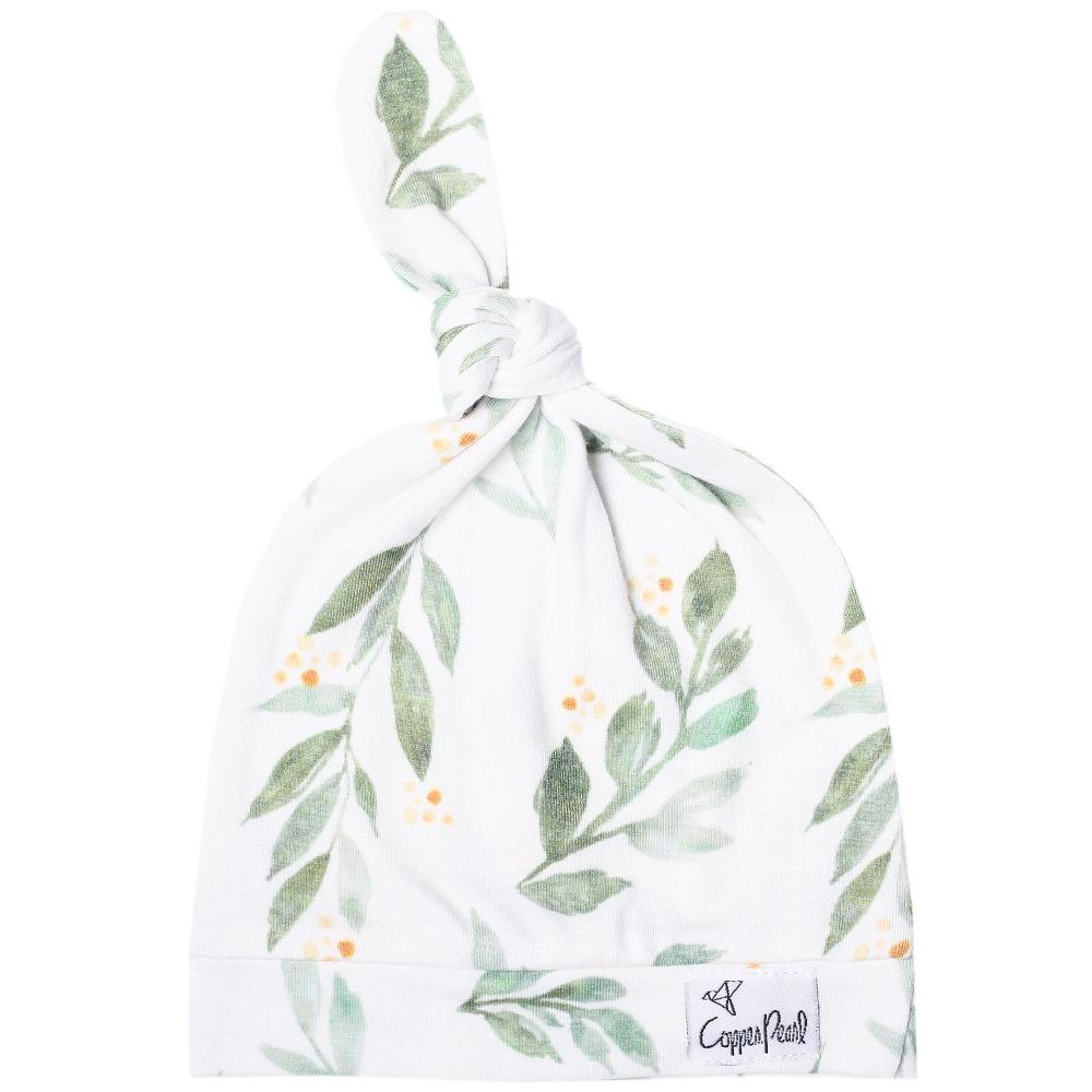 Top Knot Hat in Fern by Copper Pearl