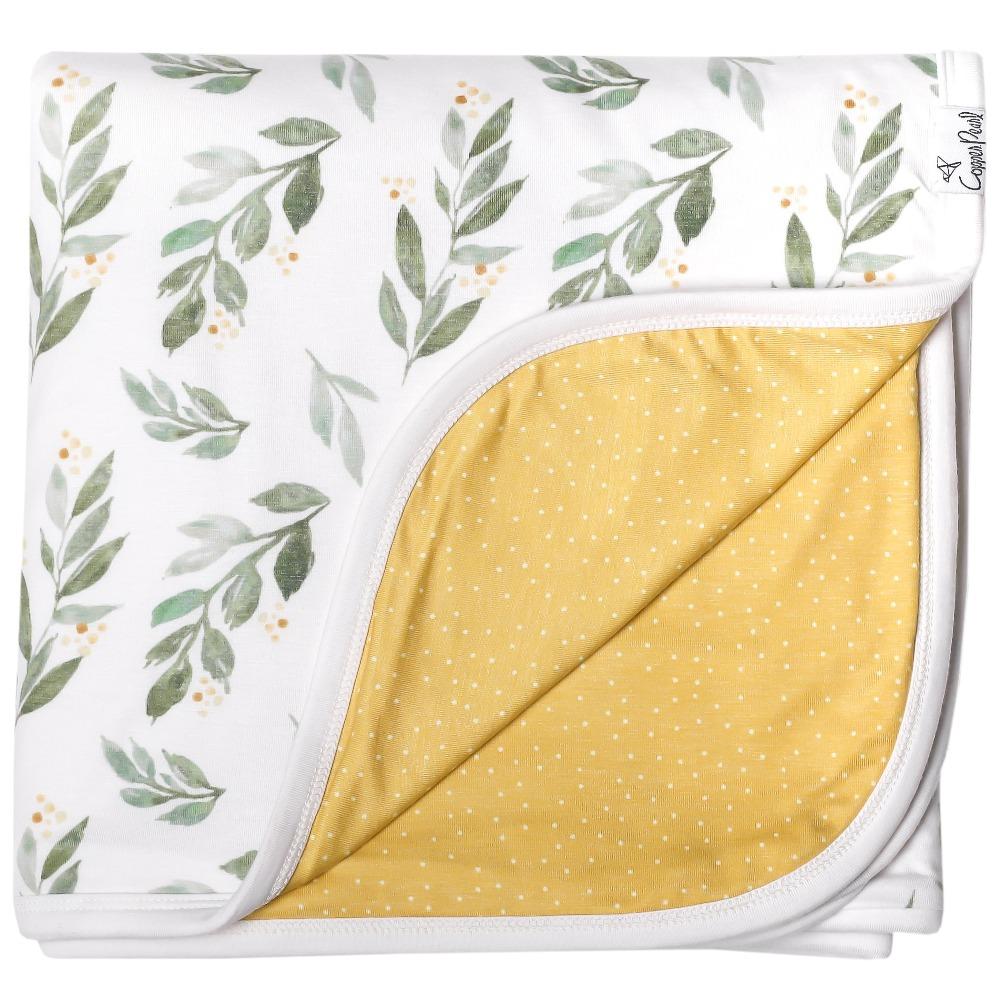 Three-Layer Quilt in Fern by Copper Pearl