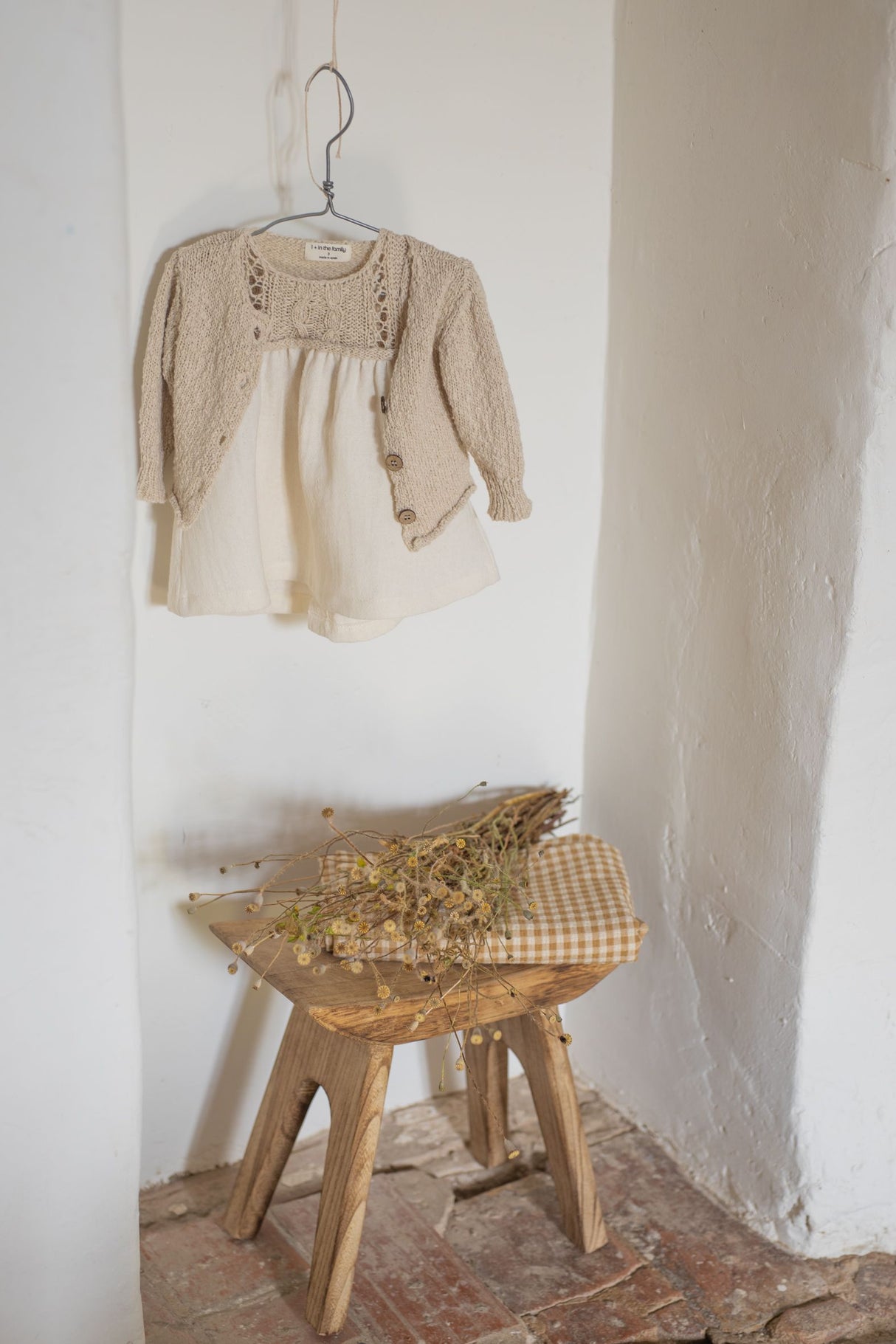 Neri Dress & Bloomer in Natural by 1 + in the family