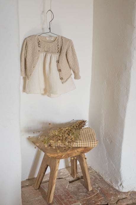 Neri Dress & Bloomer in Natural by 1 + in the family