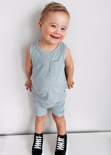 Ribbed Tank by Little Bipsy