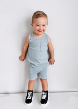 Ribbed Biker Short by Little Bipsy