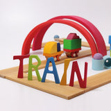 Train Wooden Building Set by Grimm's