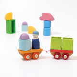 Train Wooden Building Set by Grimm's