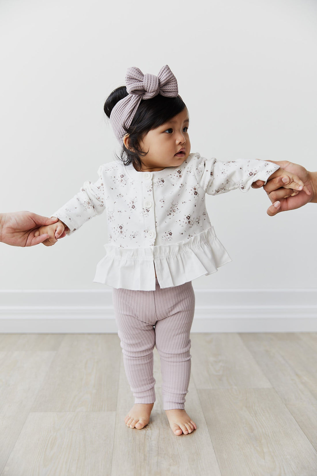 Cotton Modal Leggings in Iris by Jamie Kay