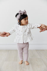 Cotton Modal Leggings in Iris by Jamie Kay