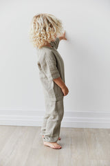 Organic Cotton Muslin Rowan Pant in Twig by Jamie Kay