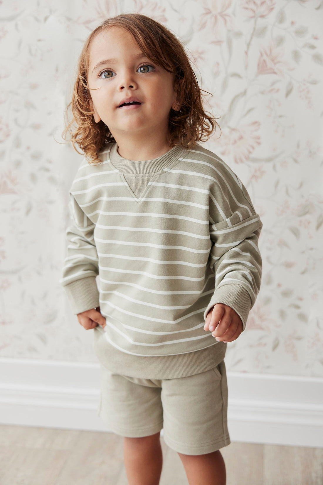 Organic Cotton Andy Pullover - Andy Stripe by Jamie Kay