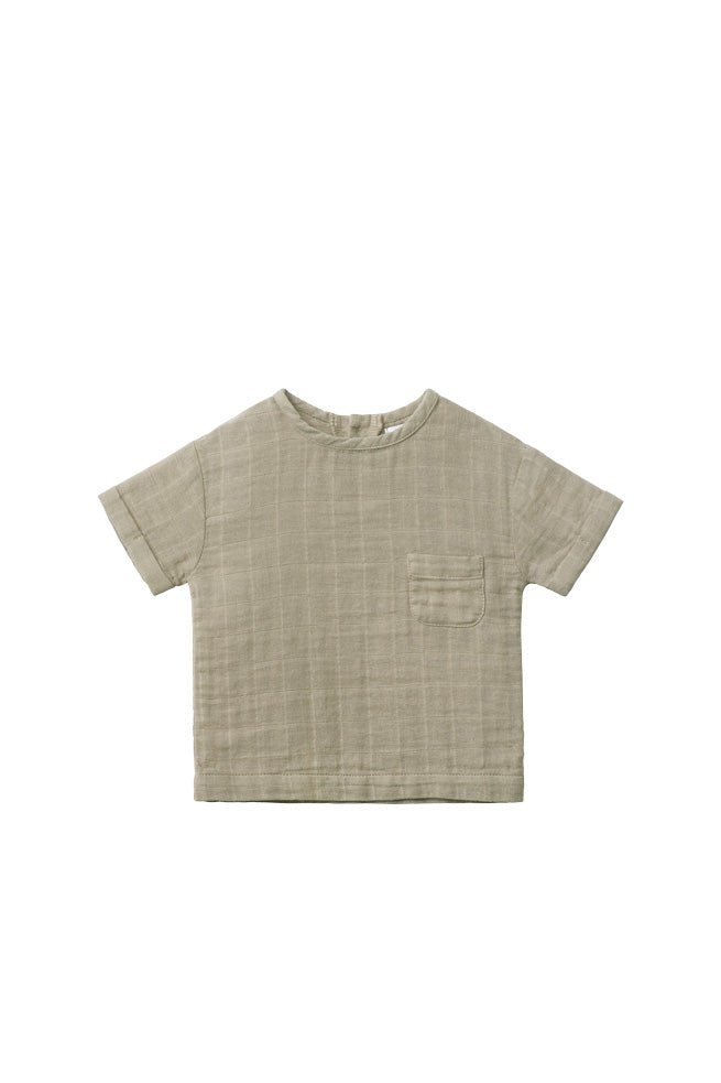 Organic Cotton Muslin Rowan Top in Twig by Jamie Kay