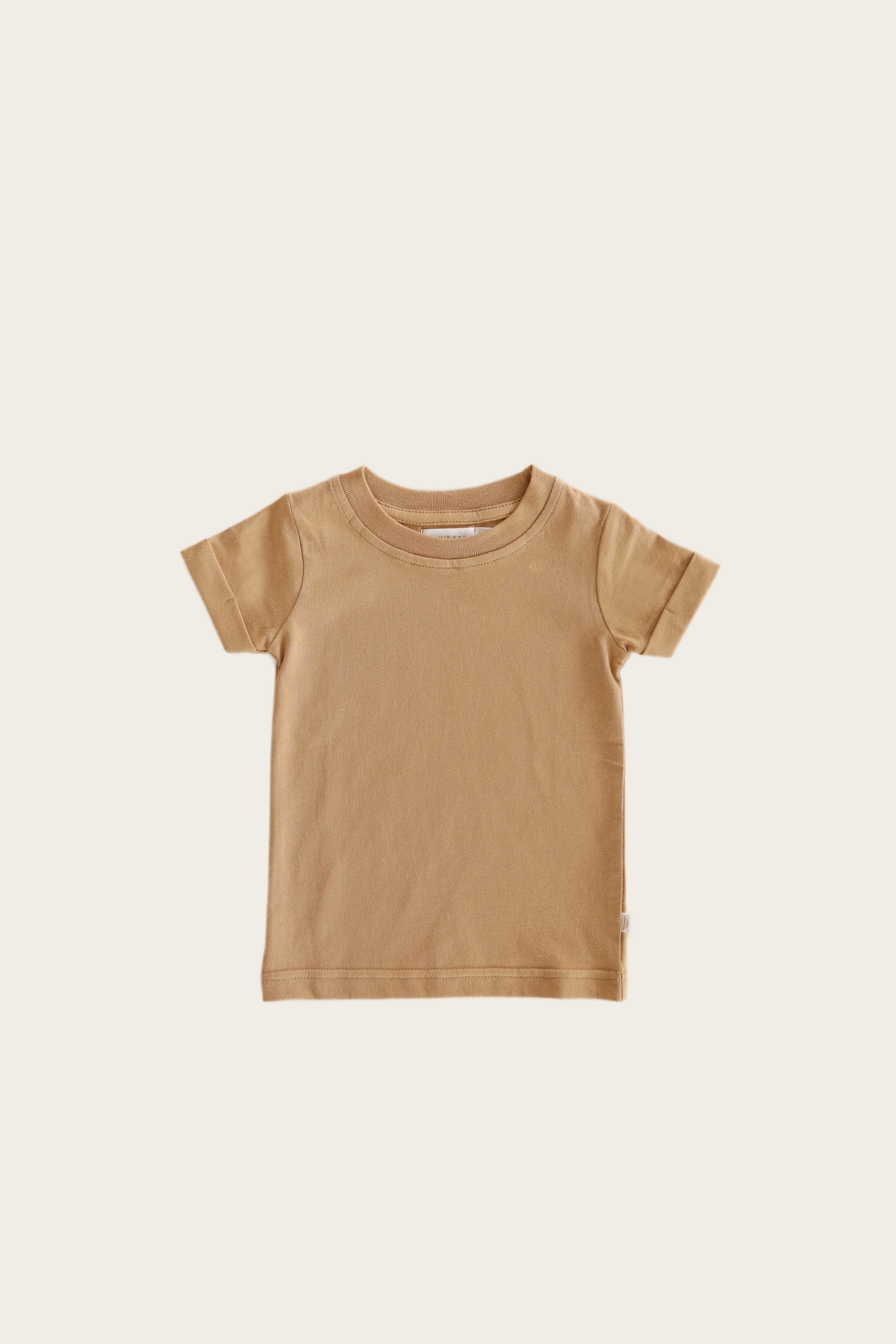 Organic Cotton Sam Tee in Desert by Jamie Kay – Pi Baby Boutique
