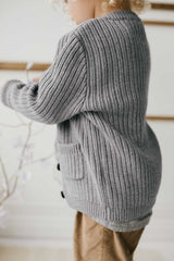Jesse Cardigan in Heron Marle by Jamie Kay