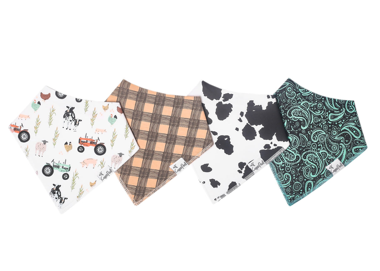 Baby Bandana Bibs in Jo by Copper Pearl