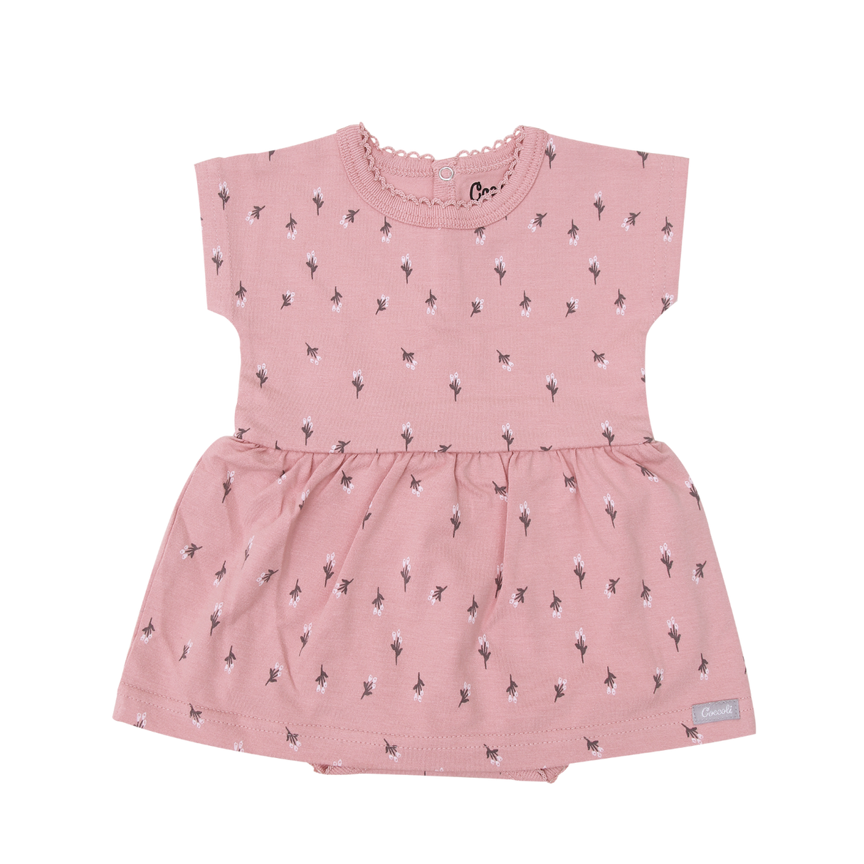 Romper in Rib Floral by Coccoli