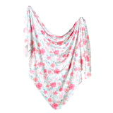 Knit Swaddle Blanket in June by Copper Pearl