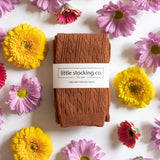 Cable Knit Footless Tights by Little Stocking Co.