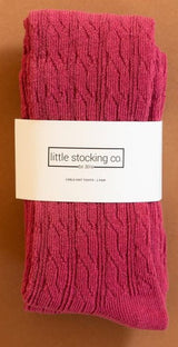 Cable Knit Tights by Little Stocking Co.