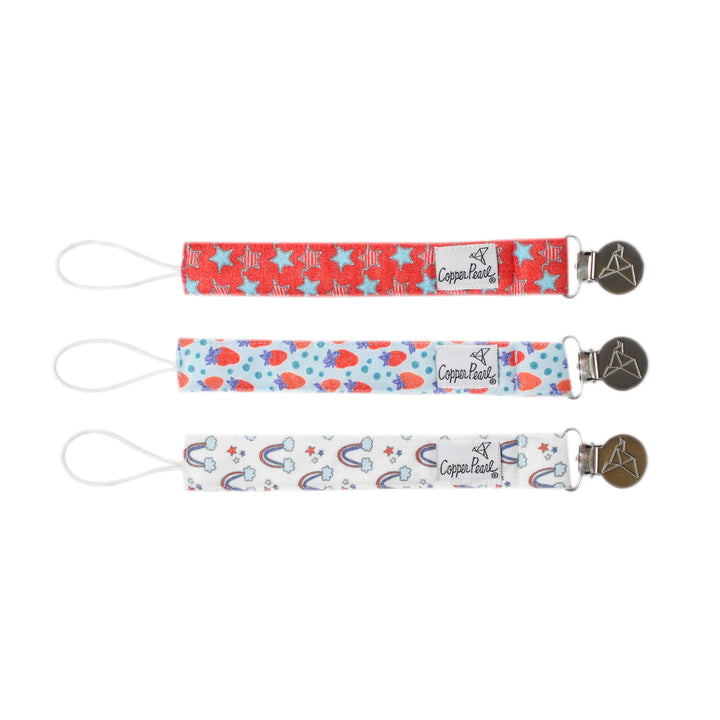 Binky Clips in Liberty by Copper Pearl