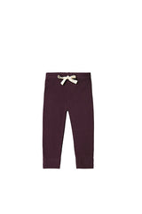 Organic Cotton Fine Rib Legging in Sugar Plum by Jamie Kay