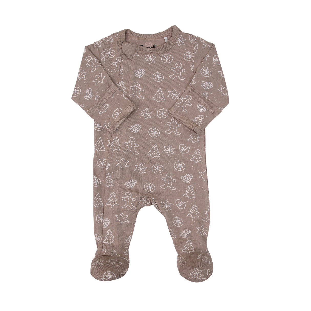 Modal Zipper Footie in Moonlight Cookies by Coccoli