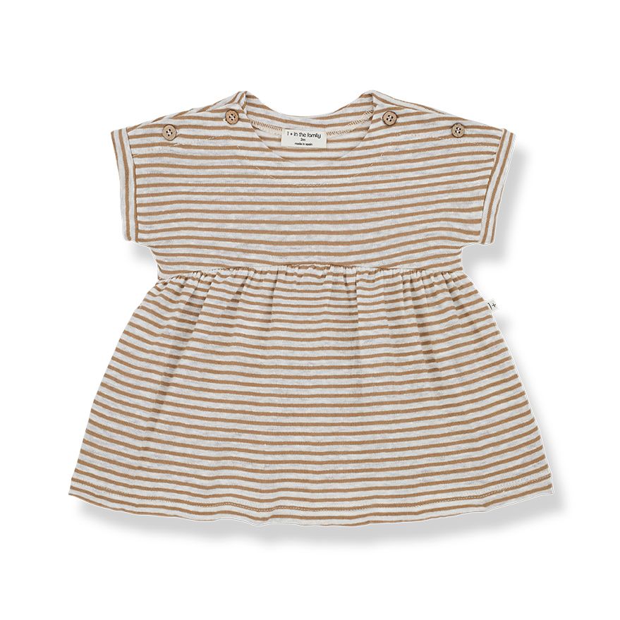 Teresa Dress in Biscotto by 1 + in the family