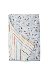 Muslin Quilt Blanket in Ink Floral by Loulou Lollipop