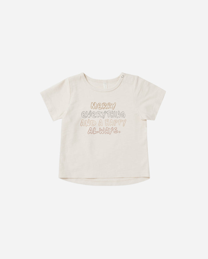 Basic Tee in Merry by Rylee + Cru