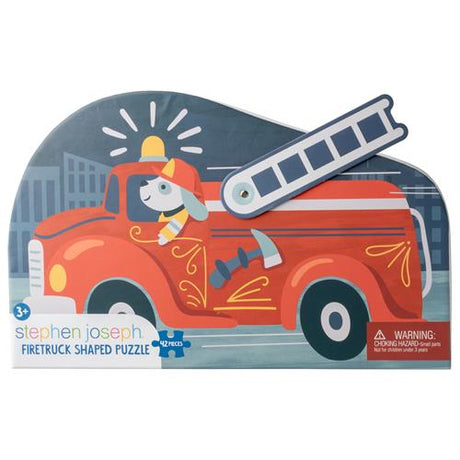 Stephen Joseph - Shaped Jigsaw Puzzle - Firetruck