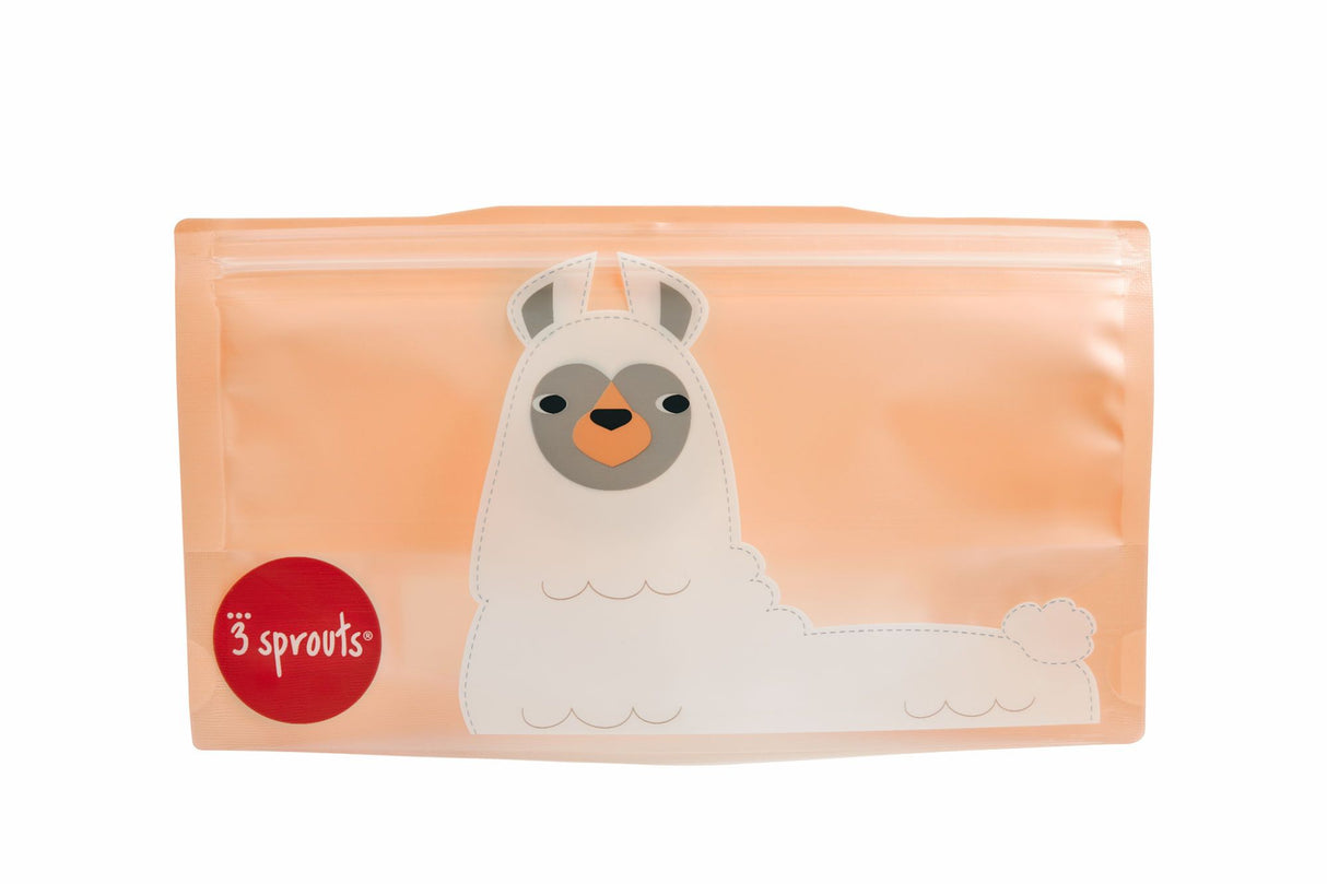Reusable Snack Bags in Llama 2-pk by 3 Sprouts